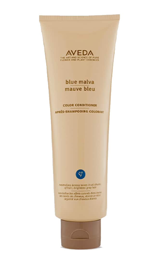 blue malva color conditioner for silver and blonde tones by Aveda