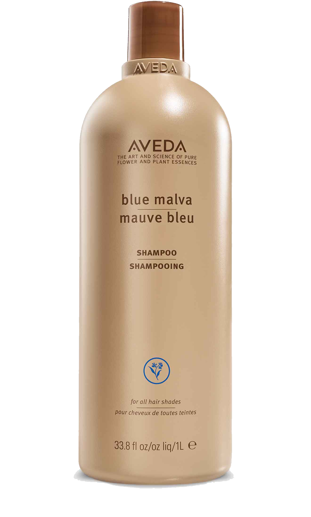 blue malva color shampoo for silver and blonde tones by Aveda